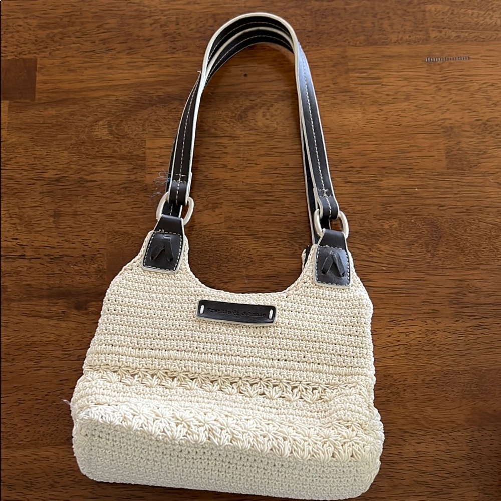 Frankie &  Johnnie Crocheted Shoulder Purse